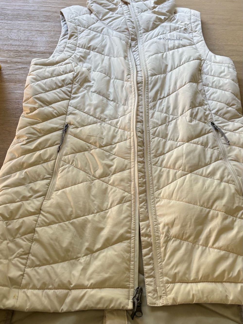 Columbia Women's Cream Quilted Puffer Vest